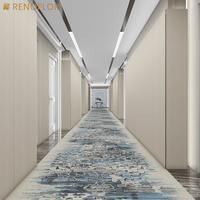 Tapis mural écologique lavable à poils longs, fabriqué à la machine, pour couloir commercial, chambre d'hôtel 5 étoiles, salle de bal, billard, luxe