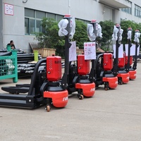 Transpalette électrique robuste EVERLIFT HELI ELEP-20L, 2 tonnes, alimenté au lithium, transpalette à conducteur marchant, chariot élévateur