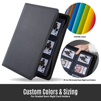 Classeur semi-rigide pour cartes de collection, capacité 360 cartes, album à 9 pochettes pour cartes à échanger