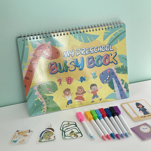 Personalizado CE EN71 aprendizaje preescolar educativo Montessori juguete sensorial alfabeto ocupado libro para niños niñas - Product Image 6
