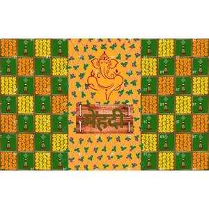 Toile de fond événementielle personnalisée 5x8 pieds en tissu respirant imprimé numériquement pour mariage, festival, décoration de scène – Design vibrant - Product Image 3