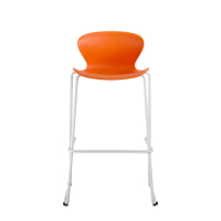 Chaise de bar de laboratoire ergonomique en plastique, chaise haute française, tabouret de comptoir de bar en PP confortable pour salle de bar, meubles de maison