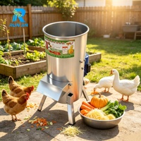 Vente directe d'usine, coupe-légumes multifonctionnel en acier inoxydable, adapté à la préparation de l'alimentation pour poulets, canards et oies