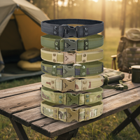 Vente en gros Ceinture tactique en nylon EVA 600D unisexe, équipement de sécurité réglable et confortable pour l'extérieur en toile Camouflage Oxford