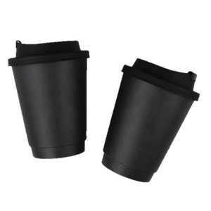 Black Double Wall Paper Coffee <b>Cup</b> <b>Disposable</b> Cardboard Beverage <b>Cup</b> With Lid Custom Logo Takeaway Hot Drink - Product Image 4