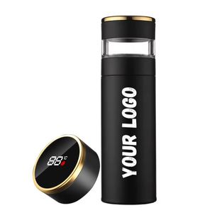 Bouteille d'eau intelligente personnalisée avec logo imprimé, thermos, gobelet isotherme, promotion, activité d'entreprise, cadeau d'affaires, flacons isothermes numériques - Product Image 1