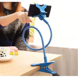 Support de téléphone portable flexible en plastique, universel, pliable, à clipser, idéal pour le bureau, la lecture au lit et le <span class=keywords><strong>streaming</strong></span> en direct - Vente chaude - Product Image 6