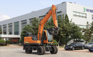 Koreaanse Merk Wiel Graafmachine Gloednieuwe 15 Ton Wielgraafmachine Dx 150W Met Hydraulische Pijpleiding Te Koop - Product Image 6