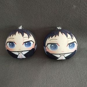 Porte-clés Anime Manjuu Personnalisable avec Remplissage en Microbilles Douces, Coton PP et Métal, avec Photo Numérique, Prix de Gros - Product Image 4