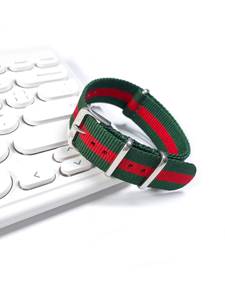 Mềm Ban nhạc cổ tay màu đen grey dây an toàn nylon dây đeo đồng hồ 1.4mm cho 18mm 20mm 22mm <span class=keywords><strong>James</strong></span> trái phiếu vải đồng hồ ban nhạc - Product Image 3