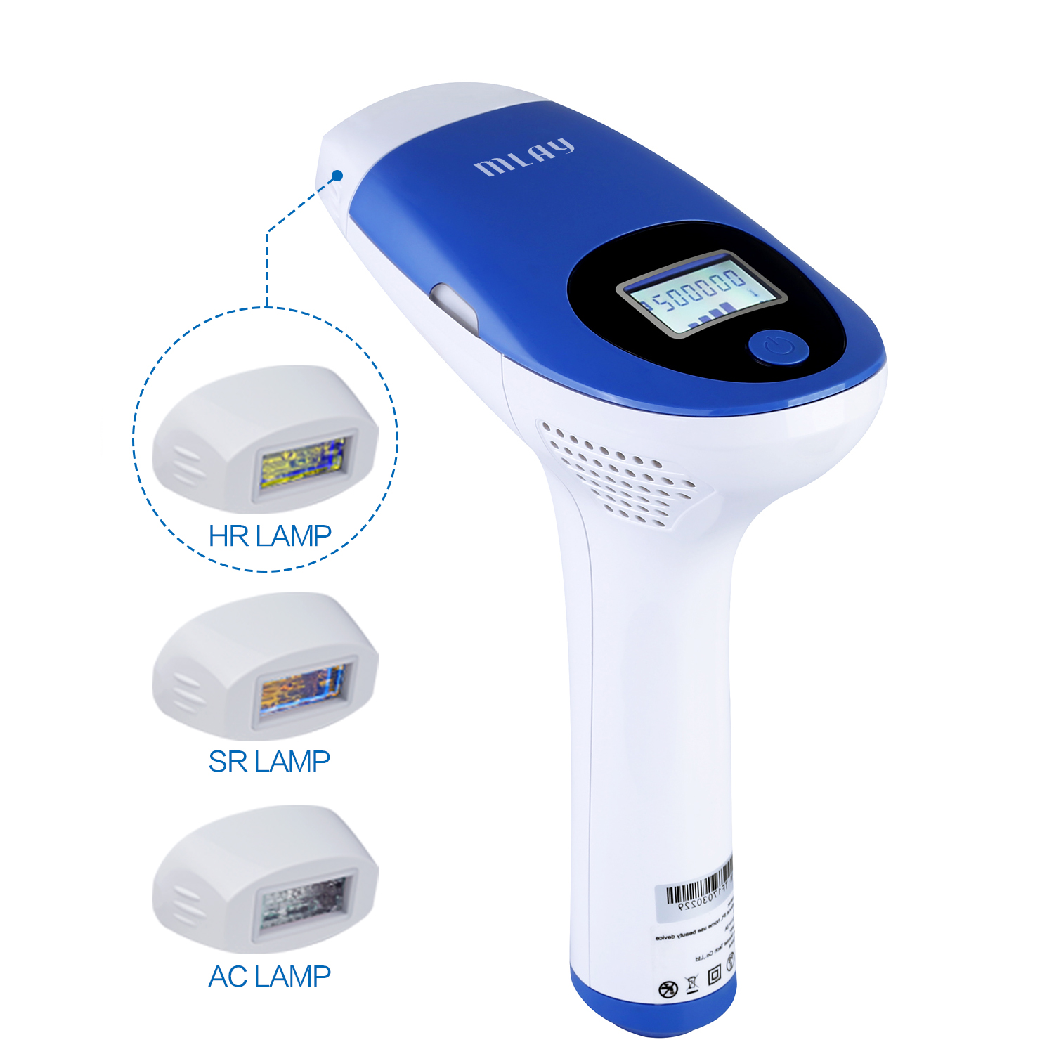 Mlay Portable IPL Hair Removal Laser Machine Home Use Whole Body Skin Epilator 808nm Free Shipping US AU Skin Rejuvenation