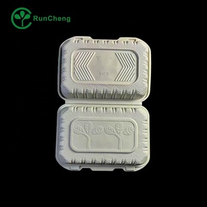 9*6 Inch 1 Compartment Square Plastic 1-2L Food Container Disposable Recyclable Microwave <strong>Lunch</strong> <strong>Box</strong> 150 <strong>Pack</strong> - Product Image 3