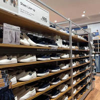 Présentoir de meubles en Jeans, Table d'exposition de magasin de vêtements, professionnel et moderne, service utilisable au détail
