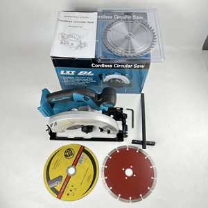 21V Lithium Battery <b>Powered</b> 6-Inch Cordless Circular <b>Saw</b> Brushless Motor Dust Port Handheld Wood Stone Cutting Machine - Product Image 2