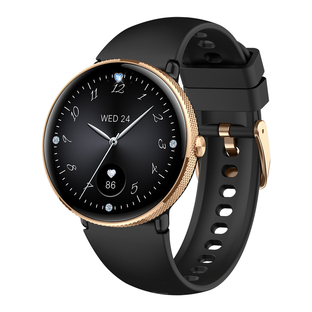 TKYUAN Women's Fitness Tracker Smart Watch 1.19" AMOLED Screen Answer Dial Call Features Heart Rate Sleep Monitor Smartwatch