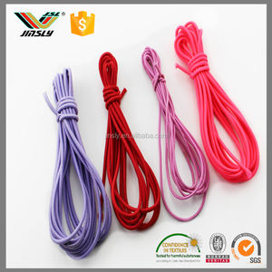 <span class=keywords><strong>3</strong></span> мм тяжелый эластичный шнур с эластичным покрытием черный и белый плетеный макраме Круглый Каучук для обуви сумки одежда домашний текстиль - Product Image 5