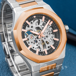 Reloj mecánico deportivo de lujo para hombre, esfera de cristal de zafiro de acero inoxidable de 42mm, banda de 20mm, reloj oculto resistente al agua 100BAR - Product Image 4