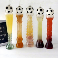 ZB vente en gros meilleure vente créative à la mode lait thé jus boisson tasse Sports de plein air Football Football tasse 500ML plastique pour la fête