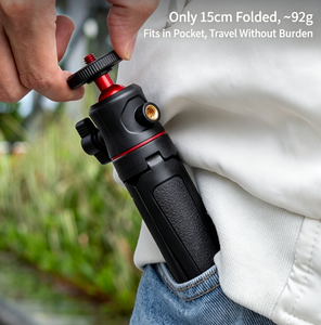 Tongkat Selfie Tripod Lipat 27.5cm 360 °   Penyangga Kamera Genggam Ball Head untuk Kamera DJI Pocket 4/3, Aksesoris Perekaman Vlog - Product Image 5