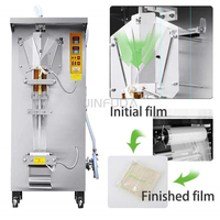 Machine de remplissage et d'emballage automatique pour sachets d'eau potable en plastique – Prix promotionnel