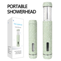 Ensemble de filtre de douche de voyage moderne - Portable pour le camping en plein air et l'utilisation en voiture, installation facile, garantie 1 an