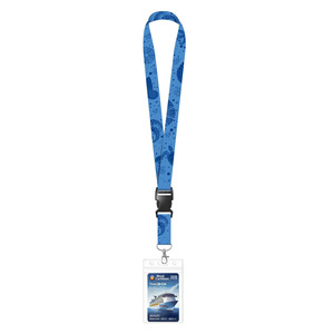 Lanières <span class=keywords><strong>de</strong></span> croisière à motif créatures marines, <span class=keywords><strong>porte</strong></span>-badges d'identification en PVC étanche, lanières <span class=keywords><strong>de</strong></span> croisière pour les essentiels <span class=keywords><strong>de</strong></span> croisière Royal Caribbean - Product Image 3