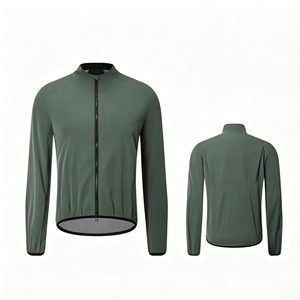 Vente en gros de maillots de cyclisme à manches longues personnalisés unisexes avec logo, légers, coupe-vent et anti-UV, pour le printemps - Product Image 6