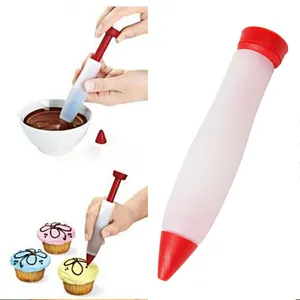 Silicone penna <span class=keywords><strong>per</strong></span> scrivere il cioccolato strumenti <span class=keywords><strong>per</strong></span> decorare la torta di <span class=keywords><strong>stampo</strong></span>, biscotto <span class=keywords><strong>per</strong></span> glassa tubatura bocchette di pasticceria utensili <span class=keywords><strong>per</strong></span> torte - Product Image 2