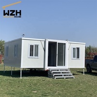 Maison conteneur préfabriquée extensible, écologique, économe en énergie, durable, 20 pieds, 40 pieds, bureau mobile