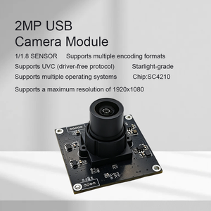 โมดูลกล้อง USB Low Lux 0.0001Lux 2MP 1080P SC4210 WDR ภาพสีในที่แสงน้อย พร้อมระบบจดจำใบหน้า สำหรับกล้องวงจรปิดภายในอาคาร - Product Image 1