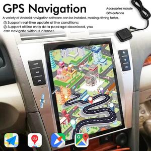 Radio Multimedia para Auto con Pantalla Tesla, 4G+WiFi, Android 13, Reproductor de Video, Navegación GPS, Unidad Principal para Toyota Camry 7 XV 40 50 2006-2011 - Product Image 4