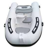 Goboat RIB300 Perahu Karet Tiup Aluminium, Lantai Tiup PVC 3M 10 Kaki untuk RIB300