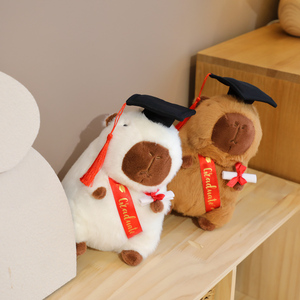 schulabschluss-denkgeschenk capybara-doktoratshut universität schule grundschule graduierung plüsch-spielzeuggeschenk - Product Image 4