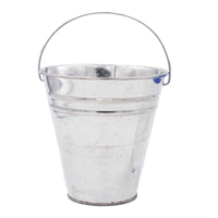 Seaux en métal de décoration seau galvanisé de 5 pouces pour décorations de mariage centres de table pour les jardinières de jardin de fête