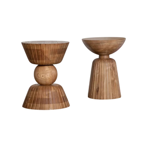 Mesa auxiliar minimalista de madera maciza, muebles para sala de estar, mesa auxiliar de madera duradera para sofá, muebles decorativos para esquina - Product Image 6