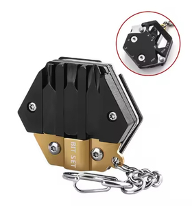 Herramienta Multifuncional EDC de Acero Inoxidable, Plegable, Hexagonal, Mini Llavero con Cuchillo y Destornillador para Supervivencia al Aire Libre - Product Image 2