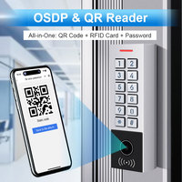 Lecteur RFID Secukey XK8 QR, contrôle d'accès par code QR, lecteur de cartes HID et EM 125KHz OSDP, lecteur à clavier, système de contrôle d'accès métallique