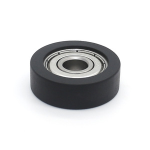 Factory Wholesale 8*29*9mm Bearing Rollers Wear-Resistant Nylon PA66 Coated Engineering Plastic Flat Plastic <b>Pulleys</b> - Product Image 1