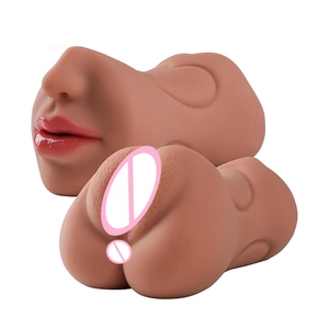 Masturbatore Maschile Realistico 3D con Texture Beige <span class=keywords><strong>Chiaro</strong></span>, Prodotto per Adulti, Giocattolo Sessuale Vaginale Portatile 18+ - Product Image 3