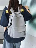 Sac à dos d'extérieur personnalisé avec LOGO, couleur unie, pour étudiants, modèle 2026, étanche, nouveau sac à dos pour ordinateur