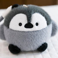 Nouveaux modèles de jouets en peluche mignons de dessins animés - Porcelets, poussins et pingouins - Jouet anti-stress doux pour anniversaire, à utiliser dans les machines à poupées