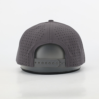 Casquette de baseball pour hommes et femmes de haute qualité, imperméable, sport, logo en caoutchouc découpé au laser personnalisé, vente en gros OEM