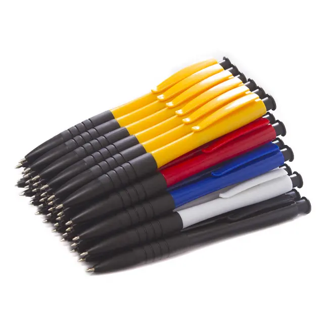 गर्म बेच निर्माण विभिन्न प्लास्टिक कलम कस्टम लोगो उपहार प्रचार बॉल पेन विज्ञापन बॉल पेन