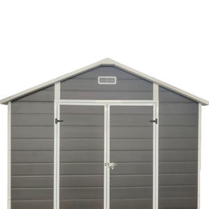 Factory <span class=keywords><strong>Outlet</strong></span> Garden Sheds Resistencia a la intemperie Cobertizo de almacenamiento de plástico fácilmente ensamblado 8x8ft - Product Image 2
