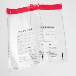 ถุงใส่ของกันขโมยแบบใสสำหรับซื้อของในซูเปอร์มาร์เก็ตพร้อมข้อความเตือน - Product Image 1