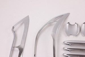 WZXD High Quality <b>Chrome</b> Kits Car Exterior Decoration Accessories Fit for H-ONDA CRV for 2012 - Product Image 2