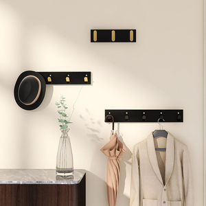 Wand montage Faltbar Unsichtbar 1/<span class=keywords><strong>2</strong></span>/<span class=keywords><strong>3</strong></span>/4/5 Haken Hängender Handtuch haken Selbst klebender Haken und Schlaufe - Product Image 2