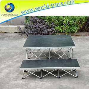 Ngoài trời Trọng lượng nhẹ Di động Tổ chức sự kiện buổi hòa nhạc di động gấp Hợp kim nhôm sân khấu đám cưới nền tảng cho tổ chức sự kiện - Product Image 3
