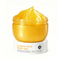 Crème amincissante et raffermissante anti-cellulite à logo personnalisé OEM/ODM, gel corporel doré effet sudation, sculptant et lissant