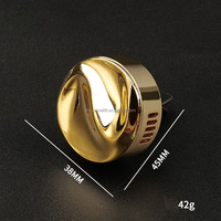 Diffuseur d'air frais pour voiture de luxe OEM avec logo personnalisé, décoration automobile, diffuseur de parfum pour voiture en aluminium, clip de ventilation